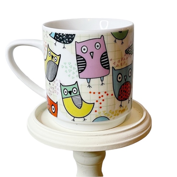 Owls by Creative Tops Ltd. Multicolor Owl Coffee Mug - Picture 1 of 7